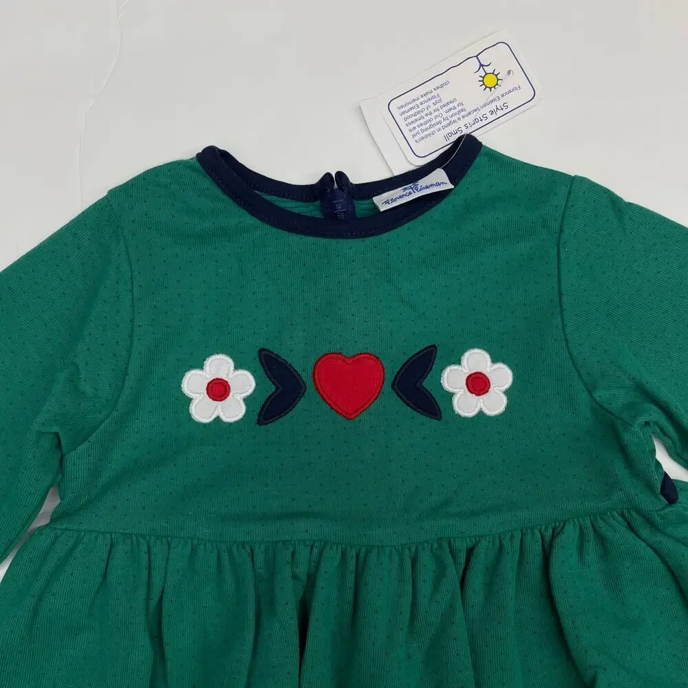 NWT Florence Eiseman Size 5 Knit Dress with Flowers